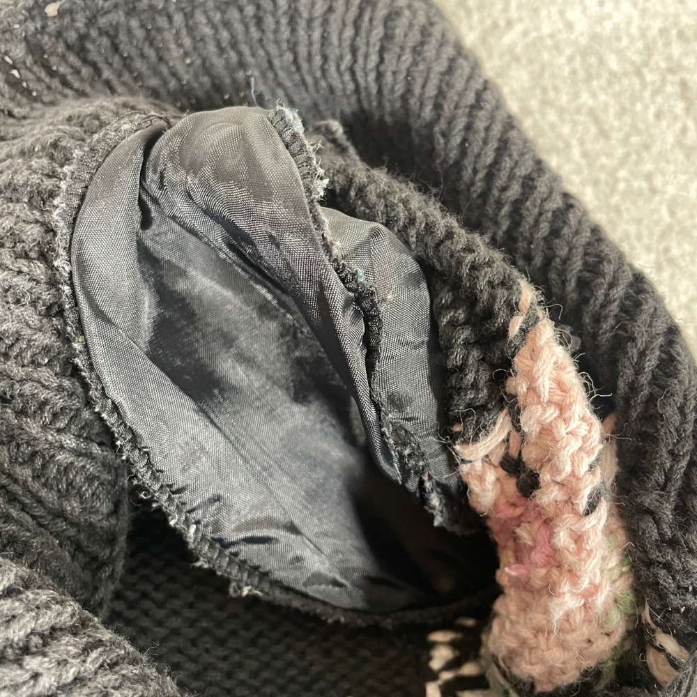 Jennifer Reed Sweater Womens Large Floral Chunky Knit Vintage Grandma - Picture 5 of 12